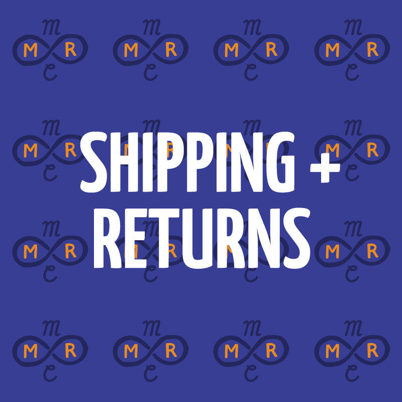 Shipping + returns